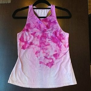 Prana tank top medium pink and purple